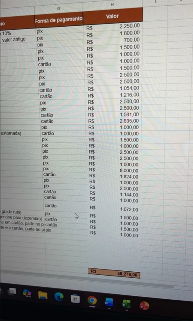 Planilha de consultas de julho de 2026